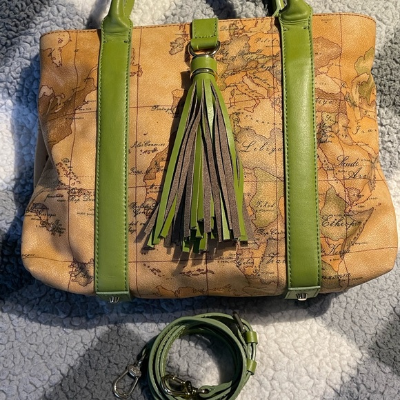 Brand new authentic ALVIERO MARTINI two way hand bag crossbody bag - Picture 1 of 14